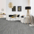 Sol Vinyle Textile Grande largeur - Parquet trait de scie - Chne gris - salon