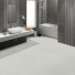 Sol Vinyle Style - Carrelage petite mosaque argente - Gris - salle de bain