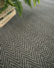 Sisal Maya Chevron - Anthracite - vue de prs