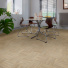 Sol Vinyle Style parquet mosaque rtro chne clair - salle  manger