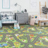 Sol VinyleStyle - Chambre enfants - Circuit de voiture City - chambre d'enfant