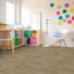 Sol Vinyle Textile Haute Performance - Aspect bois teck - chambre enfant