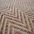 Moquette Tiss plat - Java Chevron Nature - gros plan