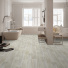 Sol Vinyle Interior - Imitation parquet chnescandinave blanchi - salle de bain