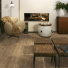 Sol Vinyle Textile Black Edition - Aspect parquet chne naturel - Ambiance salon