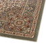 Tapis style persan en velours ras - Cyra - Camel et kaki - coin