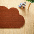 Paillasson coco Nuage rouille - vue de haut
