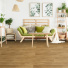 Sol Vinyle Textile Black Edition - Aspect parquet chne naturel - Ambiance salon