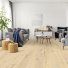 Lame Parquet contrecoll huil Click  plat - Chne Blanchi - Ambiance salon