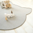 Tapis chat design - Miaou chic - Blanc craie - chambre enfant