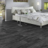 Sol PVC Best - Effet parquet vieilli - Bois gris anthracite - chambre