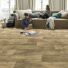 Sol Vinyle Textile Haute Performance - Aspect parquet chne rustique naturel - salon