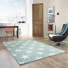 Tapis chambre d'enfant - Star Vintage - Bleu pastel - salon