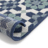 Tapis de couloir et cuisine -Lucienne -Bleu nuit - envers