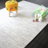 Visuel - Tapis intrieur / extrieur - Borno blanc - Galon gris