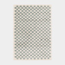 Visuel - Tapis damier à poils longs - Colorama - Vert d'eau