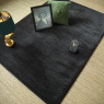 Visuel - Tapis doux - Hypnose noir velours - Galon noir