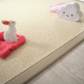 Visuel - Tapis pure laine - Latoon écru - Ganse coton grège