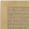 Visuel - Tapis Sisal grosses boucles - Cuba orge - Ganse coton beige