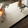 Visuel - Tapis intrieur / extrieur Natt - Sumatra Blanc - Ganse Noire