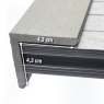 Visuel - Finition latérale lame terrasse bois composite - Gris - 220 cm