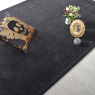 Visuel - Tapis Paillettes Star noir - Ganse coton noire