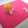 Visuel - Tapis chambre d'enfant - Pailleté Flash - Rose