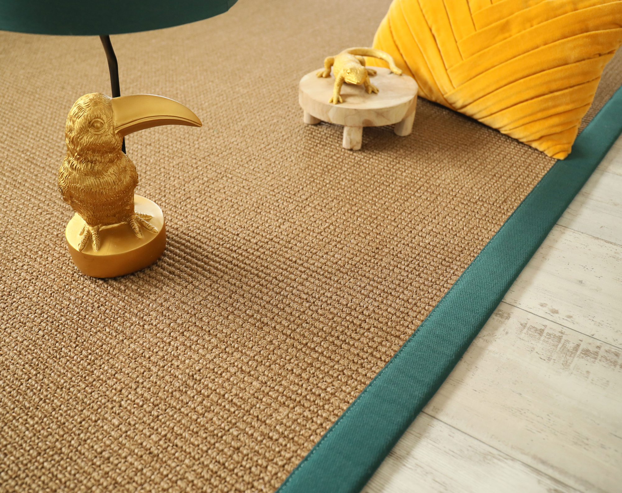 Tapis sur mesure Sisal Cuba havane