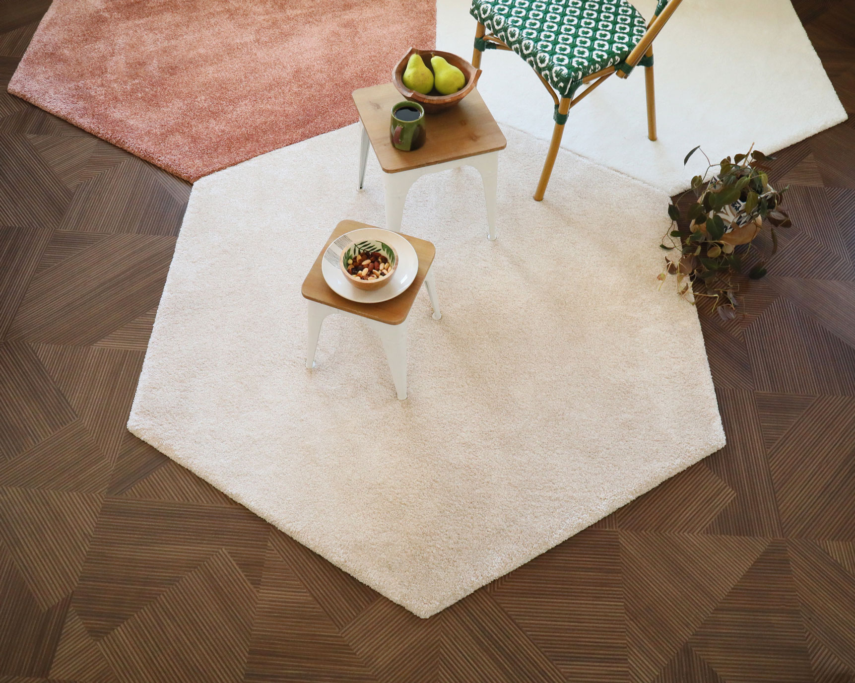 Tapis sur mesure doux poils longs - Touch beige clair
