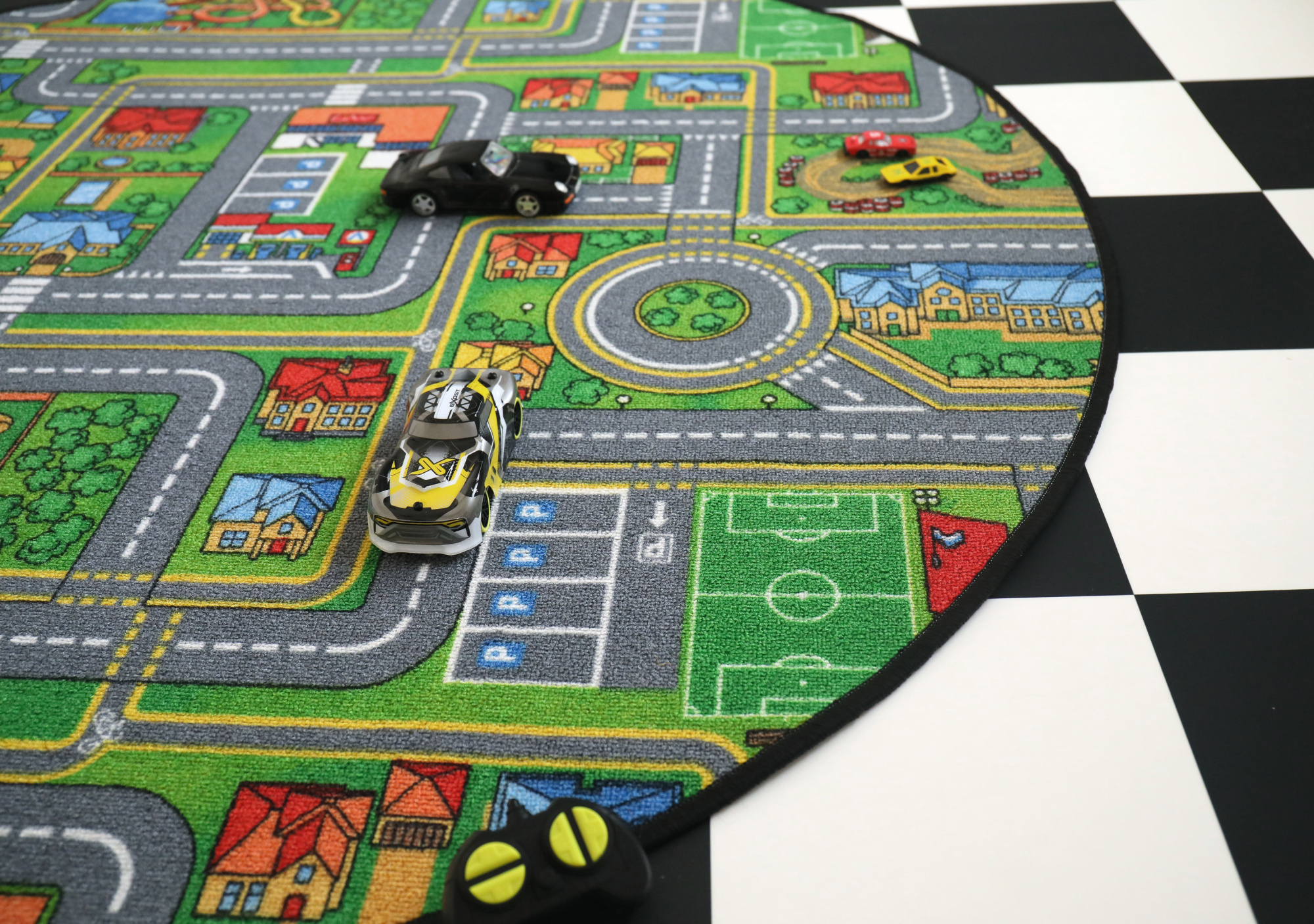 Tapis de jeu sur mesure - Circuit de voiture - Ville