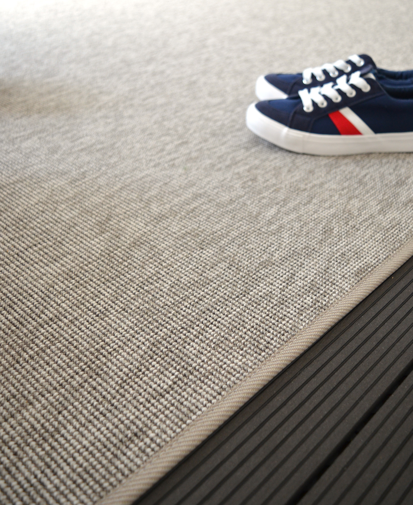 Tapis sur mesure Tissé plat Mahé - Silver