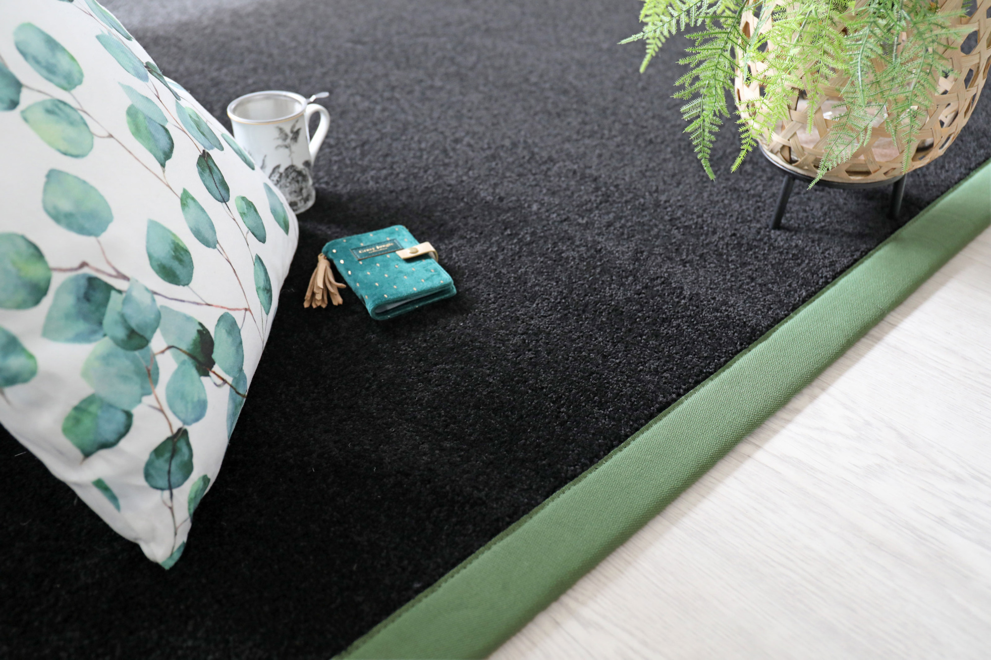 Tapis sur mesure Manège Velours - Noir