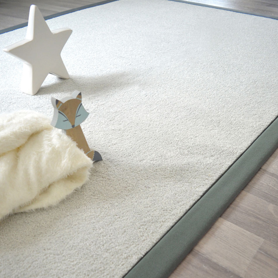 Tapis sur mesure Manège Velours - Gris souris