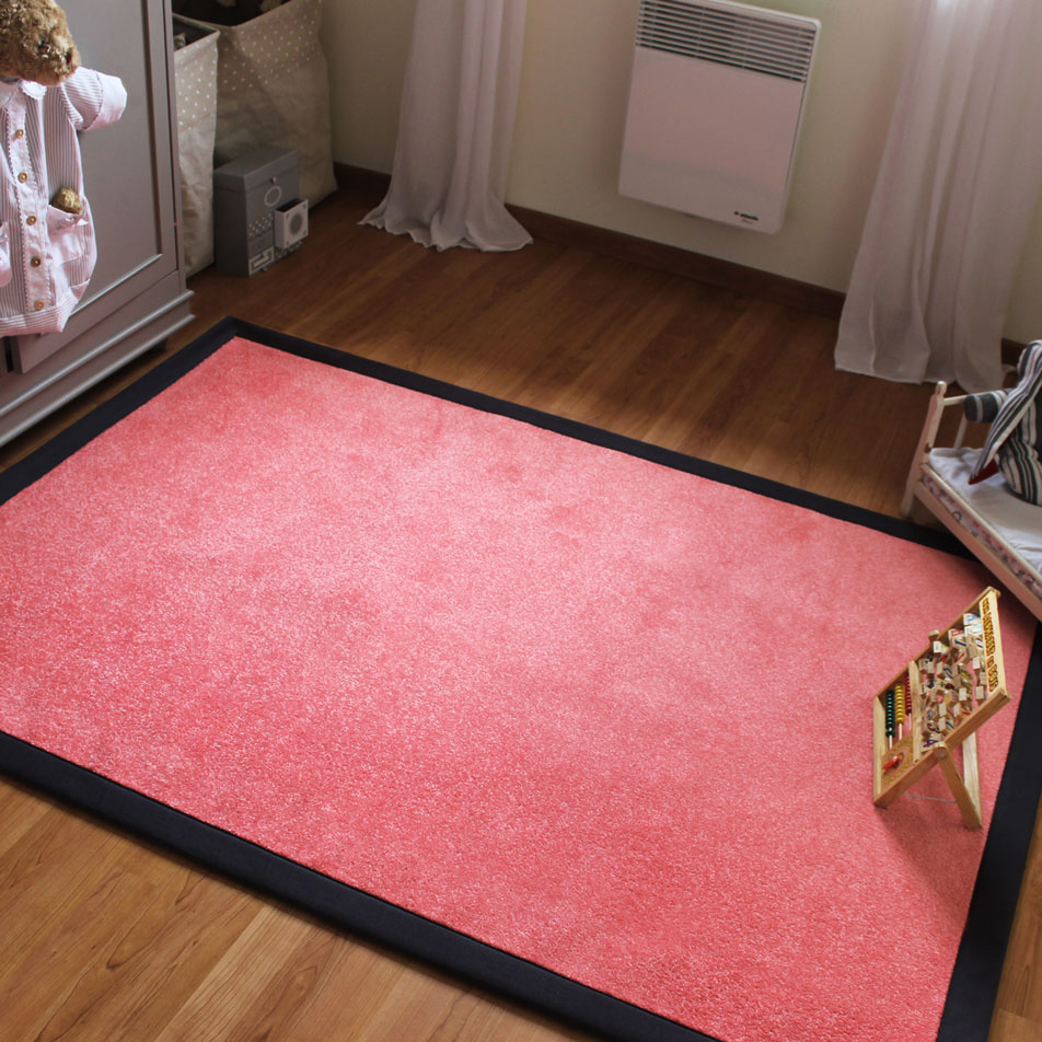 Tapis sur mesure Manège Velours - Rose bonbon