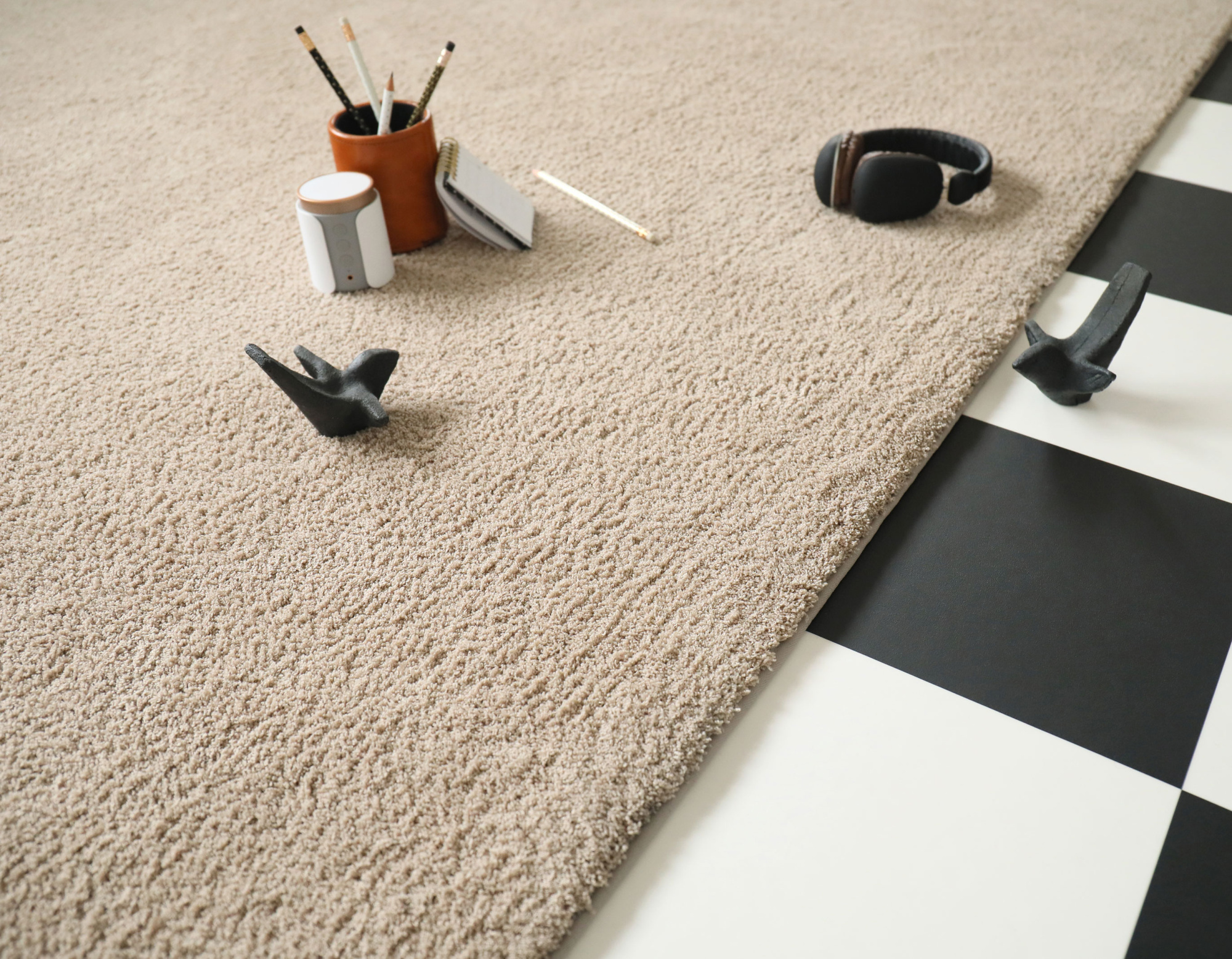 Tapis sur mesure Cocoon grège