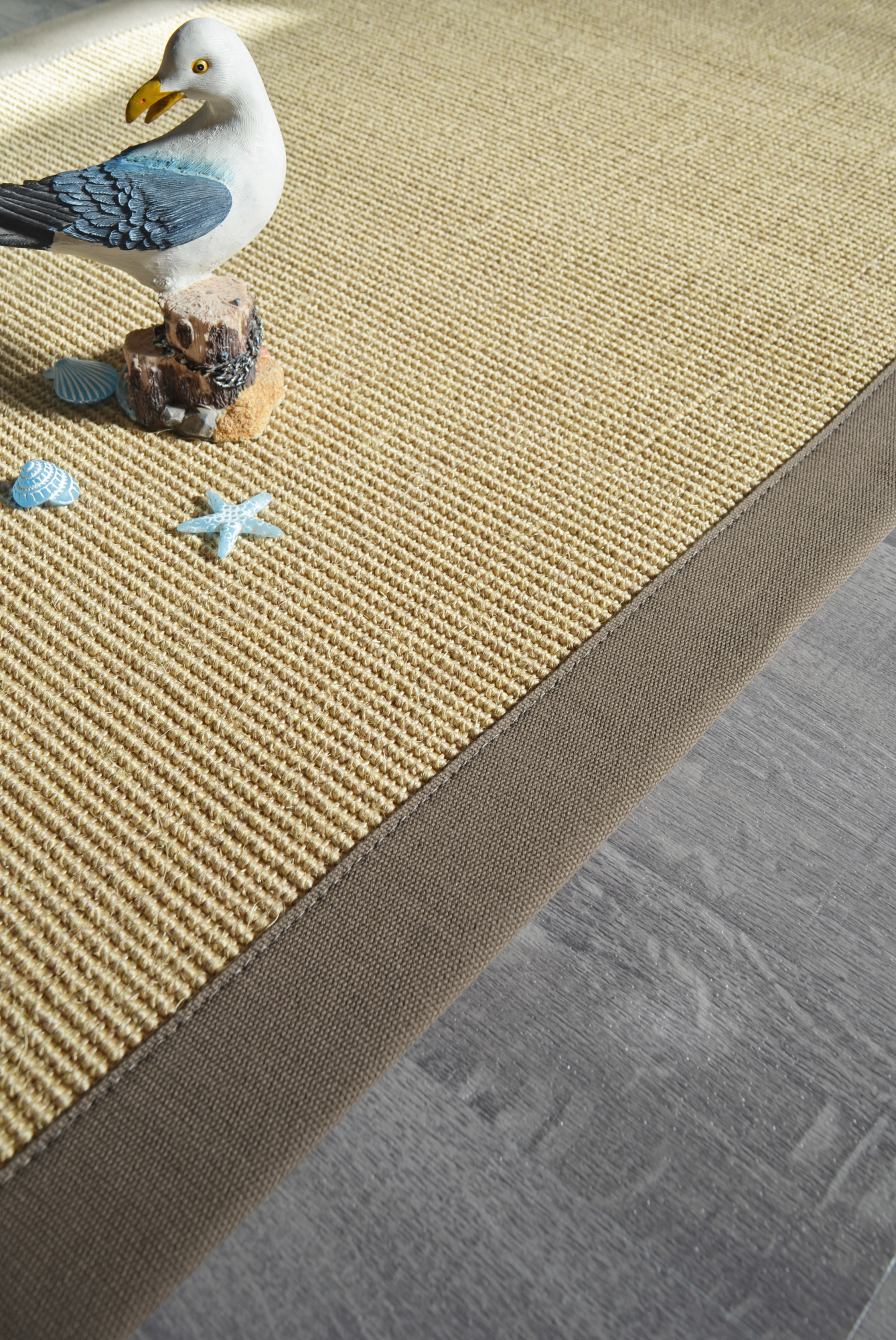 Tapis sur mesure Sisal Yucatan - Sable