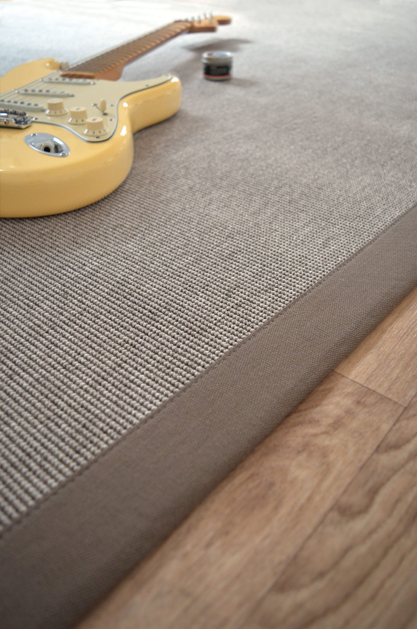 Tapis sur mesure Tissé plat Mahé - Silver