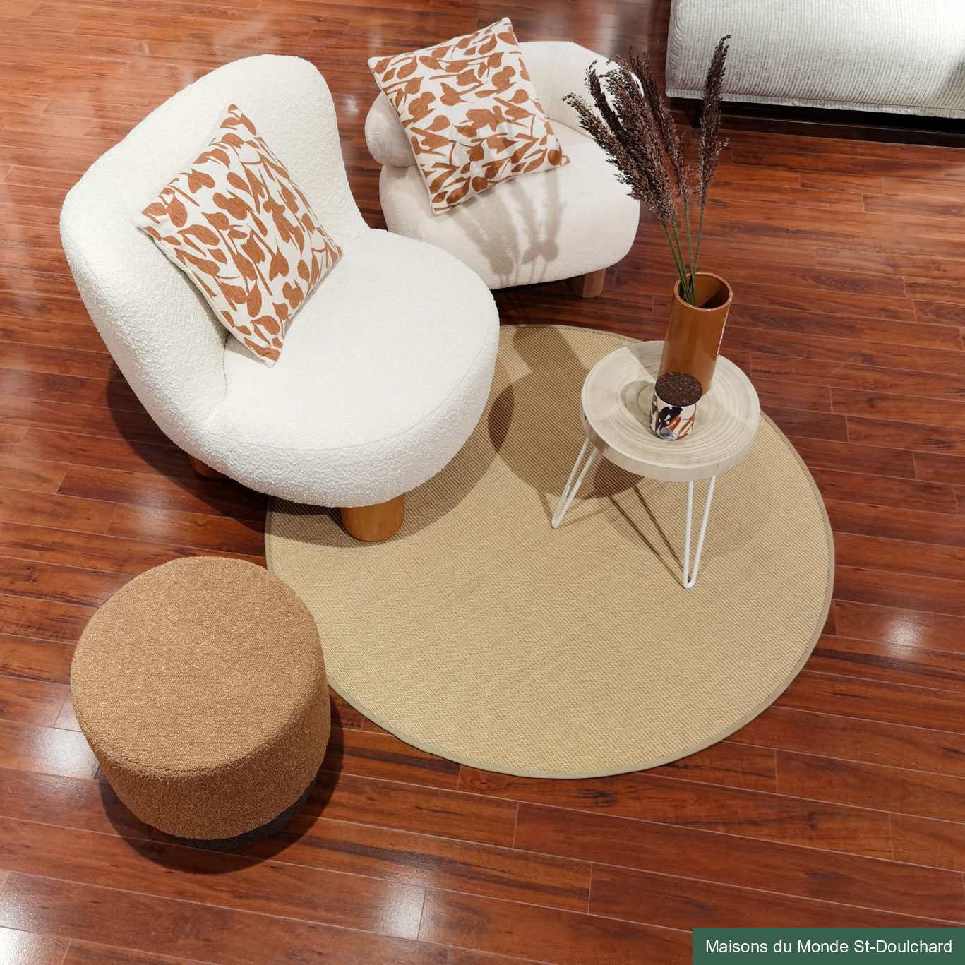 Tapis sur mesure Sisal Yucatan - Sable