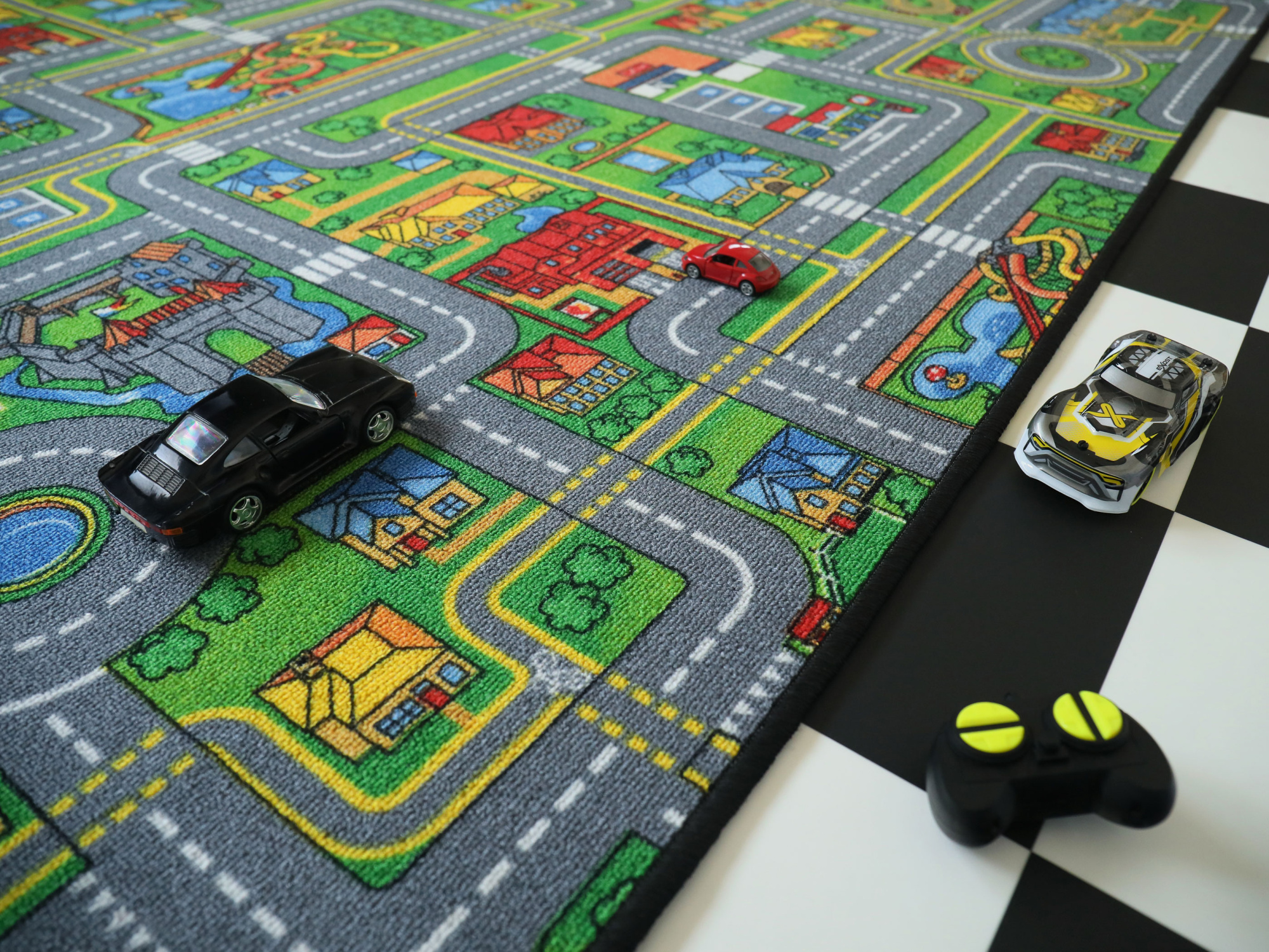 Tapis de jeu sur mesure - Circuit de voiture - Ville