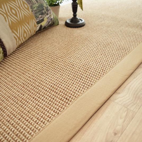 Tapis sur mesure Tissé plat Lombok naturel