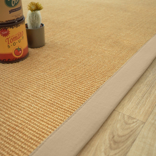 Tapis sur mesure Sisal Yucatan - Naturel