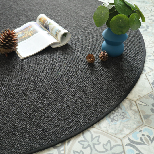 Timika - Gris ardoise - Galon Polypropylène - Noir