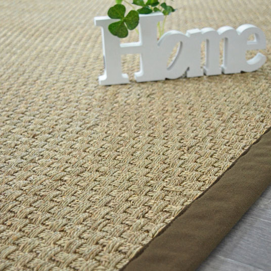 Tapis sur mesure Jonc de mer Paro fin natté