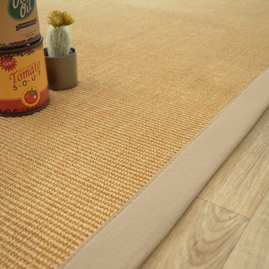 Tapis sur mesure Sisal Yucatan - Naturel