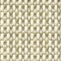 Tapis sur mesure Laine et Sisal Albury grosses boucles blanc crème
