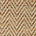 Tapis sur mesure Tissé plat Java Chevron nature