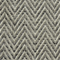 Tapis sur mesure Tissé plat Java Chevron silver