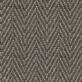 Tapis sur mesure Sisal Maya Chevron anthracite