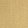 Tapis sur mesure Sisal Veracruz Chevron - Miel