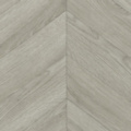 Zoom sur la texture parquet chevron du tapis sur mesure vinyle - Chêne gris